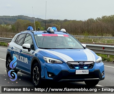 Subaru XV II serie Restyle 
Polizia di Stato 
Polizia Stradale 
Allestimento Cita Seconda 
In Scorta al Giro D’Abruzzo 2024 
POLIZIA M8951
Parole chiave: Subaru XV_IIserie_retyle POLIZIAM8951