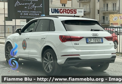 Audi Q3 II serie
Protezione Civile 
Regione Abruzzo 
Parole chiave: Audi Q3_IIserie