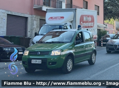 Fiat Nuova Panda 4x4 Climbing I serie 
Carabinieri 
Comando Carabinieri Unità per la Tutela Forestale Ambientale ed Agroalimentare 
Stazione Parco Nazionale del Gran Sasso e Monti della Laga 
CC DM 446 
Parole chiave: Fiat Nuova_Panda_4x4_Climbing_Iserie CCDM446