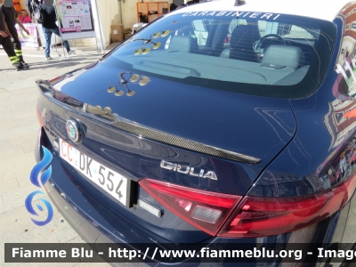 Alfa Romeo Nuova Giulia Quadrifglio 
Carabinieri
Nucleo Operativo e Radiomobile di Roma 
CC DK 554
Parole chiave: Alfa Romeo Nuova_Giulia_Quadrifoglio CCDK554