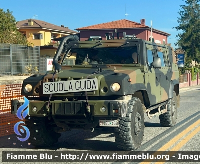 Iveco VTLM Lince 
Esercito Italiano 
IX Reggimento Alpini L’Aquila
EI BL 458
Scuola Guida 
Parole chiave: Iveco VTLM_Lince EIBL458