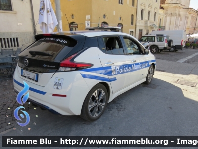 Nissan Leaf 
Polizia Municipale
Comune Di L'Aquila 
Allestimento Oriente spa
POLIZIA LOCALE 952 AD
Parole chiave: Nissan Leaf POLIZIALOCALE952AD