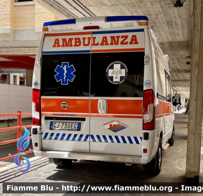 Fiat Ducato X290 Restyle 
Pubblica Assistenza 
Croce Bianca L’Aquila 
Allestimento Mariani Fratelli 
Parole chiave: Fiat Ducato_X290_Restyle Ambulanza