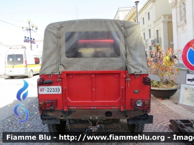 Land Rover Defender 90
Vigili del Fuoco 
Comando Provinciale di L'aquila 
VF 22333
Parole chiave: Land-Rover Defender_90 Vf22333