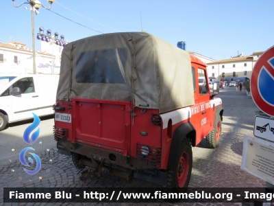 Land Rover Defender 90
Vigili del Fuoco 
Comando Provinciale di L'aquila 
VF 22333
Parole chiave: Land-Rover Defender_90 Vf22333