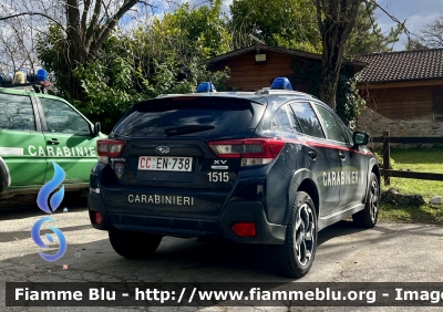 Subaru XV II serie 
Carabinieri 
Comando Carabinieri Unità per la Tutela Forestale Ambientale ed Agroalimentare 
Allestimento Cita Seconda 
CC EN 738
Parole chiave: Subaru XV_IIserie CCEN738