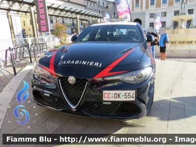 Alfa Romeo Nuova Giulia Quadrifglio 
Carabinieri
Nucleo Operativo e Radiomobile di Roma 
CC DK 554
Parole chiave: Alfa Romeo Nuova_Giulia_Quadrifoglio CCDK554