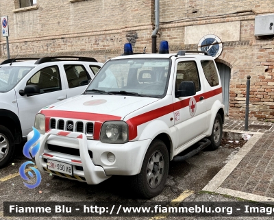 Suzuki Jimny I serie 
Croce Rossa Italiana 
Comitato di Teramo
CRI 350 AB
Parole chiave: Suzuki Jimny_Iserie CRI350AB