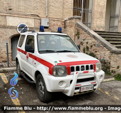 Suzuki Jimny I serie 
Croce Rossa Italiana 
Comitato di Teramo
CRI 350 AB
Parole chiave: Suzuki Jimny_Iserie CRI350AB