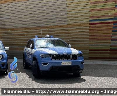 Jeep Grand Cherokee IV serie restyle 
Polizia di Stato 
Allestimento FCA
POLIZIA M4927
Parole chiave: Jeep Grand_Cherokee_IVserie_restyle POLIZIAM4927