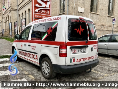 Volkswagen Caddy IV serie 
Croce Rossa Italiana 
Comitato di Teramo
Automedica 
Allestimento VEIKO
CRI 462 AG
Parole chiave: Volkswagen Caddy_IVserie CRI462AG Automedica