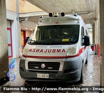 Fiat Ducato X250 
Croce Rossa Italiana 
Comitato di Fiumicino 
Allestimento ODONE 
CRI 068 AA 
Parole chiave: Fiat Ducato_X250 Ambulanza CRI068AA