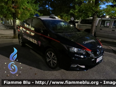 Nessan Leaf II serie 
Carabinieri 
Comando Carabinieri Unità per la tutela forestale ambientale ed agroalimentare
Allestimento Cita Seconda
CC ED 465
Parole chiave: Nissan Leaf_IIserie CCED465