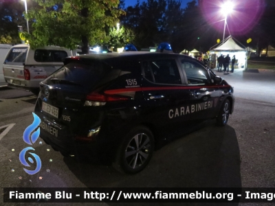 Nessan Leaf II serie 
Carabinieri 
Comando Carabinieri Unità per la tutela forestale ambientale ed agroalimentare
Allestimento Cita Seconda
CC ED 465
Parole chiave: Nissan Leaf_IIserie CCED465