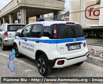 Fiat Nuova Panda Cross II serie 
Protezione Civile 
Regione Abruzzo 
Allestimento Isotec 
Parole chiave: Fiat Nuova_Panda_Cross_IIserie