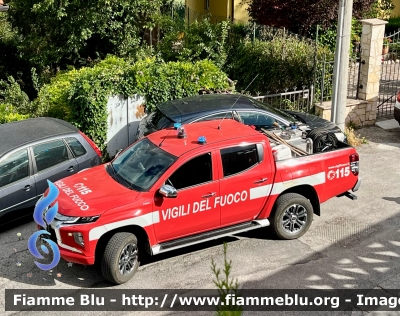 Mitsubishi L200 V serie Restyle 
Vigili del Fuoco 
Comando Provinciale di L’Aquila 
Allestimento Totani 
VF 32800
Parole chiave: Mitsubishi L200_VSerie_restyle VF32800