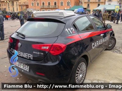 Alfa Romeo Nuova Giulietta restyle
Carabinieri
Nucleo Operativo Radiomobile
Allestimento NCT
Decorazione Grafica Artlantis 
CC DY 953
Parole chiave: Alfa-Romeo Nuova_giulietta_restyle CCDY953