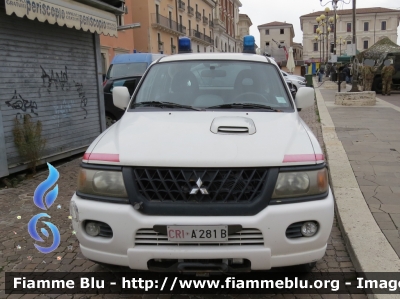 Mitsubishi Pajero Sport 
Croce Rossa Italiana
Comitato di L'Aquila
Unità Territoriale di Rocca Di Mezzo
Nucleo Cinofilo
CRI A281 B
Parole chiave: Mitsubishi Pajero Sport CRIA281B