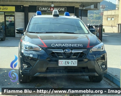 Subaru XV II serie 
Carabinieri 
Comando Carabinieri Unità per la Tutela Forestale Ambientale ed Agroalimentare 
Allestimento Cita Seconda 
CC EN 741
Parole chiave: Subaru XV_IIserie CCEN741