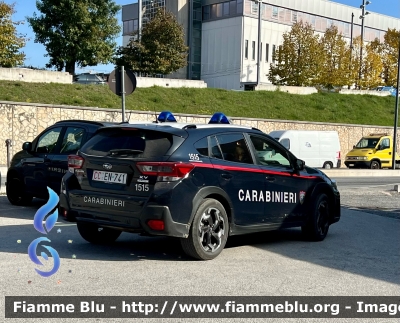 Subaru XV II serie 
Carabinieri 
Comando Carabinieri Unità per la Tutela Forestale Ambientale ed Agroalimentare 
Allestimento Cita Seconda 
CC EN 741
Parole chiave: Subaru XV_IIserie CCEN741