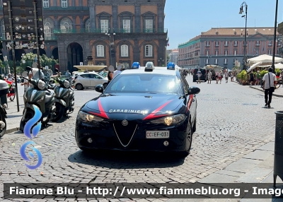 Alfa Romeo Nuova Giulia 
Carabinieri 
Nucleo Operativo Radiomobile 
Allestimento FCA
CC EF 031 
Parole chiave: Alfa-Romeo Nuova_Giulia CCEF031