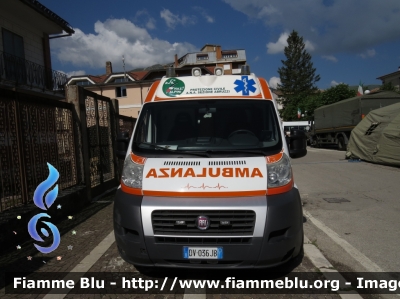 Fiat Ducato X250
Ambulanza 
ANA 
Protezione Civile
Sezione Abruzzi
Gruppo di Sulmona
Allestimento Fast - Ricondizionata Orion

Parole chiave: Fiat Ducato_X250 Ambulanza