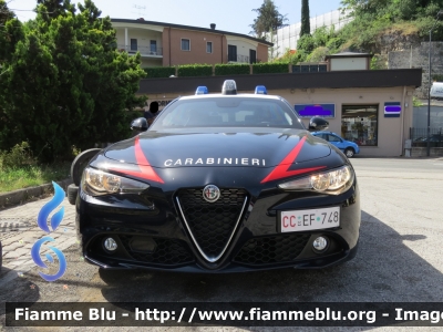 Alfa Romeo Nuova Giulia
Carabinieri
Nucleo Operativo Radiomobile
allestimento FCA
CC EF 748
Parole chiave: Alfa-Romeo Nuova_Giulia CCEF748