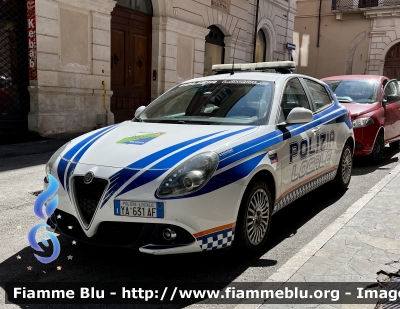 Alfa Romeo Nuova Giulietta restyle 
Polizia Locale 
Comune di Avezzano (AQ)
Allestimento Bertazzoni 
POLIZIA LOCALE YA 631 AF
Parole chiave: Alfa-Romeo Nuova_Giulietta_restyle POLIZIALOCALEYA631AF