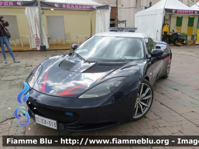 Lotus Evora S
Carabinieri
Nucleo Operativo Radiomobile
CC CX 313
Parole chiave: Lotus Evora_S CCCX313