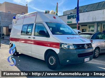 Volkswagen Trasporter T5 Restyle 
Croce Rossa Italiana 
Comitato di Roseto (TE)
Allestimento Fast 
CRI 601 AB
Parole chiave: Volkswagen Traporter_T5_Restyle Ambulanza CRI601AB