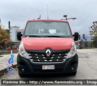 Renault Master IV serie Restyle 
Vigili del Fuoco 
Comando Provinciale di L’Aquila 
VF 27540
Parole chiave: Renault Master_IVserie_Restyle VF27540