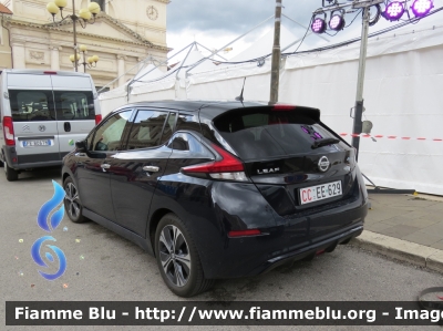 Nissan Leaf II serie
Carabinieri
Comando Carabinieri Unità per la tutela Forestale Ambientale ed Agroalimentare
CC EE 629
Parole chiave: Nissan Leaf_IIserie CCEE629