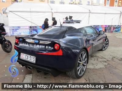 Lotus Evora S
Carabinieri
Nucleo Operativo Radiomobile
CC CX 313
Parole chiave: Lotus Evora_S CCCX313