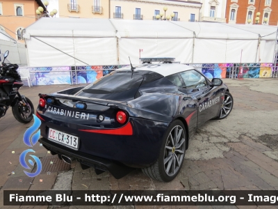 Lotus Evora S
Carabinieri
Nucleo Operativo Radiomobile
CC CX 313
Parole chiave: Lotus Evora_S CCCX313