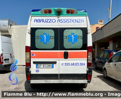 Fiat Ducato X250
Abruzzo Assistenza Ambulanza 
Allestimento Orion 
Codice Automezzo 05
Parole chiave: Fiat Ducato_x250 Ambulanza