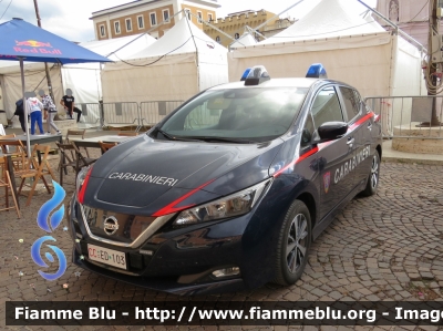 Nissan Leaf II serie 
Carabinieri
Comando Carabinieri Unità per la tutela Forestale Ambientale ed Agroalimentare 
Allestimento Cita Seconda
CC ED 103
Parole chiave: Nissan Leaf_IIserie CCED103