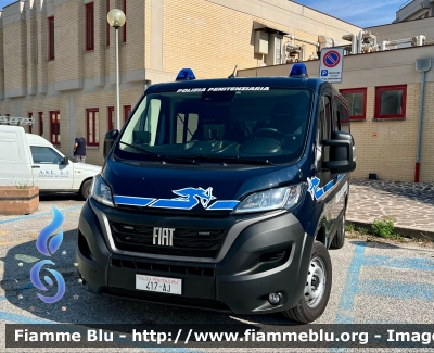 Fiat Ducato X290 Restyle 
Polizia Penitenziaria 
Servizio Traduzioni e Piantonamenti 
Minibus Trasporto Detenuti 
POLIZIA PENITENZIARIA 417 AJ
Parole chiave: Fiat Ducato_X290_restyle POLIZIAPENITENZIARIA417AJ