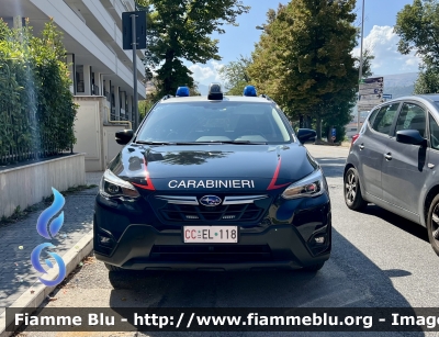 Subaru XV II serie
Carabinieri 
Comando Carabinieri Unità per la Tutela Forestale Ambientale ed Agroalimentare 
Allestimento Cita Seconda 
CC EL 118
Parole chiave: Subaru XV_IIserie CCEL118