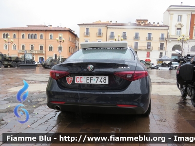 Alfa Romeo Nuova Giulia
Carabinieri
Nucleo Operativo Radiomobile
Allestimento FCA
CC EF 748
Parole chiave: Alfa-Romeo Nuva_Giulia CCEF748