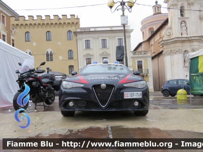 Alfa Romeo Nuova Giulia
Carabinieri
Nucleo Operativo Radiomobile
Allestimento FCA
CC EF 748
Parole chiave: Alfa-Romeo Nuva_Giulia CCEF748