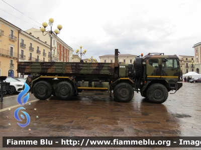 Astra SM88.42
Esercito Italiano
IX Reggimento Alpini L'Aquila
Autocarro Tattico Logistico
ACTL 8x8 
APS (Autocarro Piani Scarrabili)
Sistema Di Movimentazione Isoli-Cargotec Multilift MK IV 
EI AR 438
Parole chiave: Astra SM88.42 EIAR438