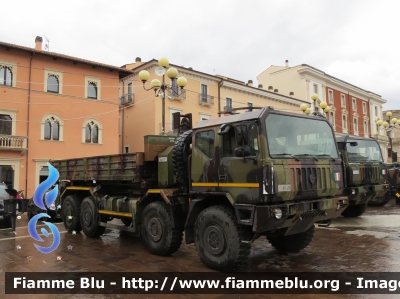 Astra SM88.42
Esercito Italiano
IX Reggimento Alpini L'Aquila
Autocarro Tattico Logistico
ACTL 8x8 
APS (Autocarro Piani Scarrabili)
Sistema Di Movimentazione Isoli-Cargotec Multilift MK IV 
EI AR 438
Parole chiave: Astra SM88.42 EIAR438