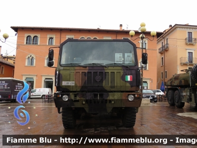 Astra SM88.42
Esercito Italiano
IX Reggimento Alpini L'Aquila
Autocarro Tattico Logistico
ACTL 8x8 
APS (Autocarro Piani Scarrabili)
Sistema Di Movimentazione Isoli-Cargotec Multilift MK IV 
EI AR 438
Parole chiave: Astra SM88.42 EIAR438