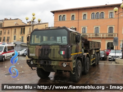 Astra SM88.42
Esercito Italiano
IX Reggimento Alpini L'Aquila
Autocarro Tattico Logistico
ACTL 8x8 
APS (Autocarro Piani Scarrabili)
Sistema Di Movimentazione Isoli-Cargotec Multilift MK IV 
EI AR 438
Parole chiave: Astra SM88.42 EIAR438