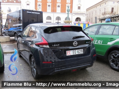 Nissan Leaf II serie
Carabinieri
Comando Carabinieri Unità per la tutela Forestale Ambientale ed Agroalimentare
CC EE 629
Parole chiave: Nissan Leaf_IIserie CCEE629