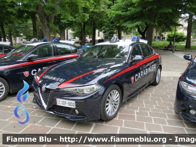 Alfa Romeo Nuova Giulia 
Carabinieri
Nucleo Operativo Radiomobile 
Allestimento FCA
CC EF 002
Parole chiave: Alfa-Romeo Nuova_Giulia CCEF002