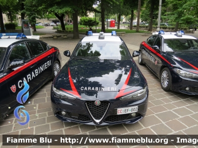 Alfa Romeo Nuova Giulia 
Carabinieri
Nucleo Operativo Radiomobile 
Allestimento FCA
CC EF 002
Parole chiave: Alfa-Romeo Nuova_Giulia CCEF002