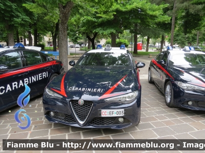 Alfa Romeo Nuova Giulia
Carabinieri
Nucleo Operativo Radiomobile
Allestimento FCA 
CC EF 003
Parole chiave: Alfa-Romeo Nuova_Giulia CCEF003