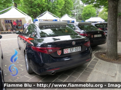 Alfa Romeo Nuova Giulia
Carabinieri
Nucleo Operativo Radiomobile
Allestimento FCA 
CC EF 003
Parole chiave: Alfa-Romeo Nuova_Giulia CCEF003