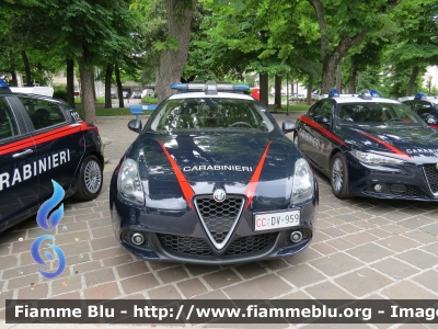 Alfa Romeo Nuova Giulietta restyle
Carabinieri 
Nucleo Operativo Radiomobile
Allestimento NCT Nuova Carrozzeria Torinese
CC DV 959
Parole chiave: Alfa-Romeo Nuova_Giulietta_restyle CCDV959